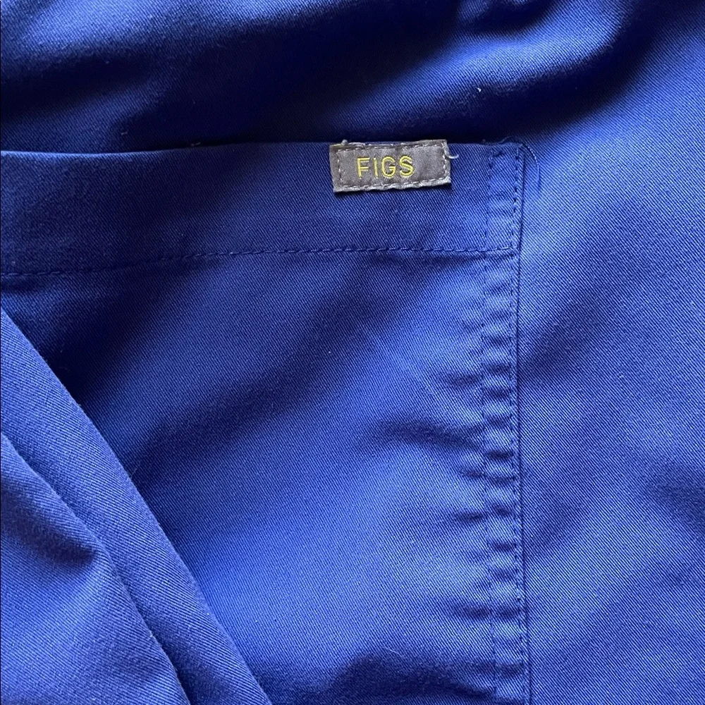 FIGS Style PM 5900Scrub Pants Royal Blue Jogger. Size Large.